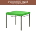thumbnail image 2 of Picnic Table Cloth, 34"x34" Square Elastic Fitted Tablecloths, Green, 2 of 6