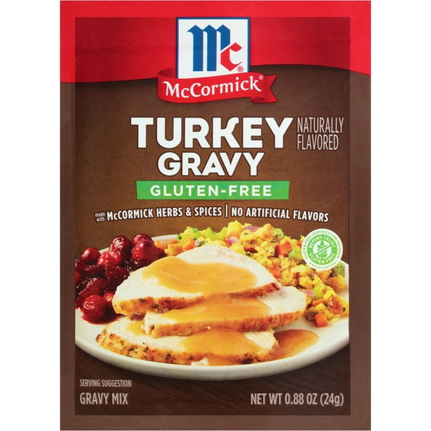 McCormick Gravy Mix - Turkey Gluten Free, 0.88 oz - Walmart.com