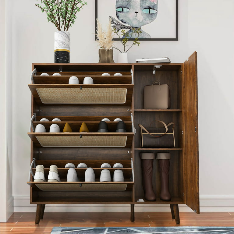  HOMEMORE Shoe Cabinet Shoe Rack for Entryway with