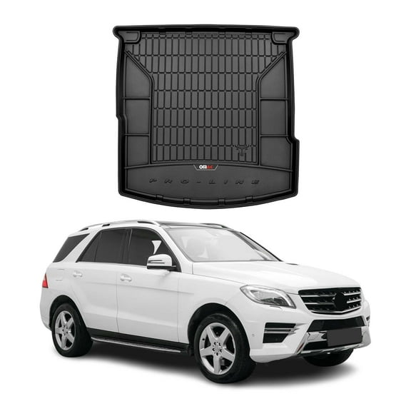 OMAC Premium Cargo Mats Liner for Mercedes GLE Class Coupe C292 2016-2019 Black