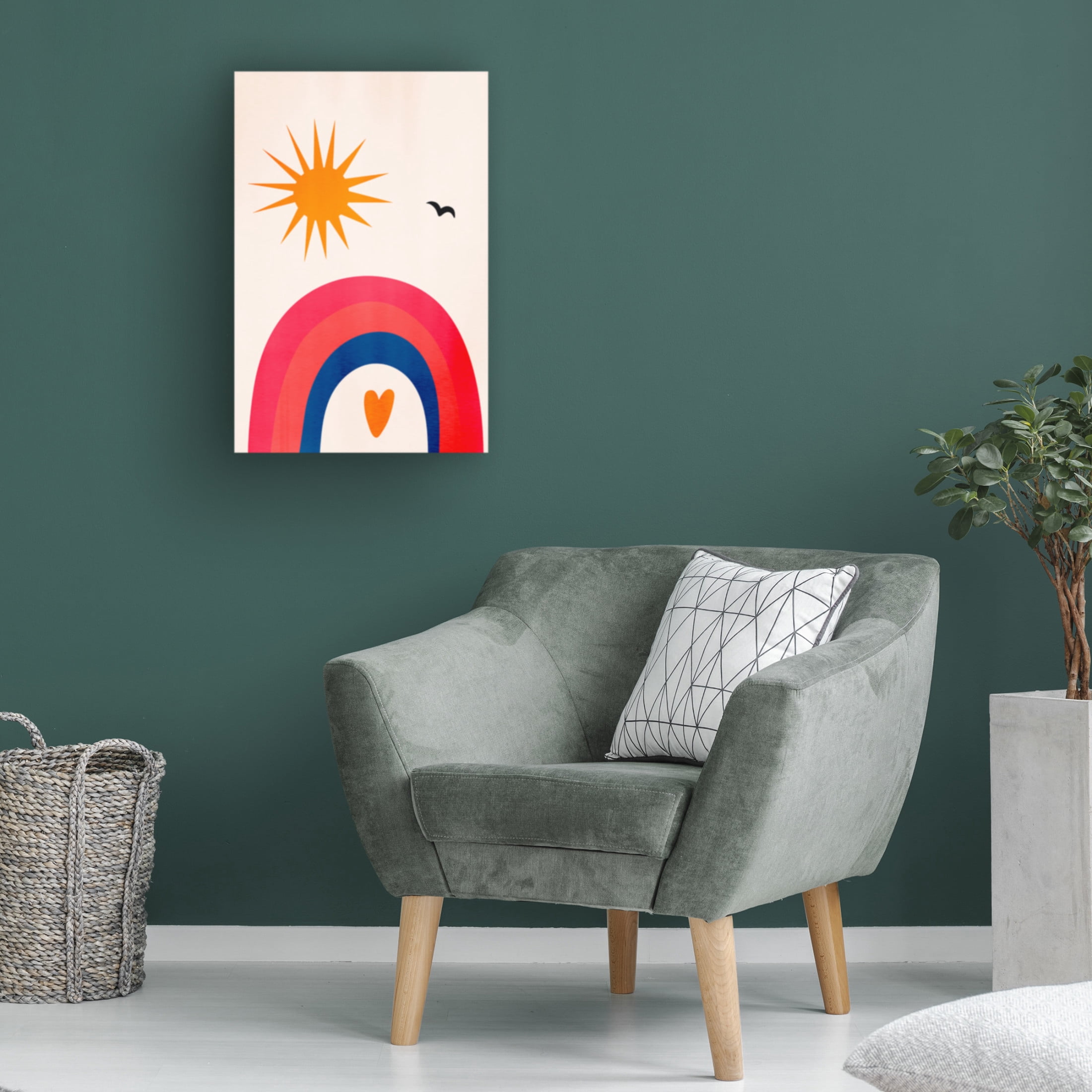 Trademark Fine Art Kubistika Happy Days! Canvas Wall Art