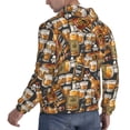 thumbnail image 6 of Lsque Vintage Bottles Pattern Casual Men's Hoodie,Hooded Sweatshirt with Kangaroo Pocket,Pullover Hoodie-Medium, 6 of 7