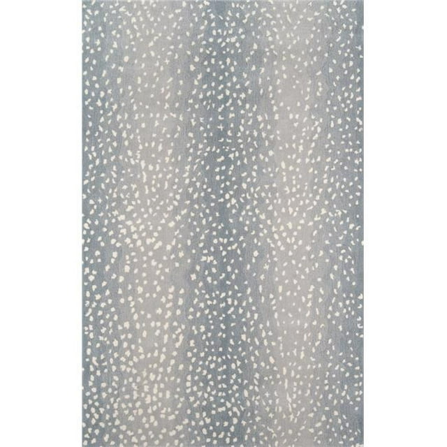 Erin Gates WOODLWOD-1BLU3656 3 ft. 6 in. x 5 ft. 6 in. Woodland-1 Hand Tufted Rectangle Area Rug - Blue