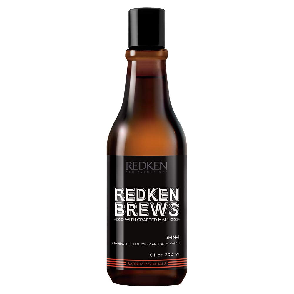 Redken Brews 3-in1 Shampoo, Conditioner and Body Wash 10.1 oz