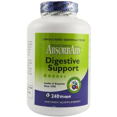 Absorbaid Digestion and Stomach Distress Vegetable Capsules, 240 CT