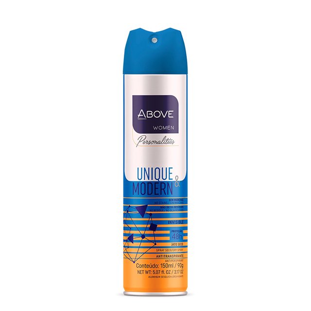 ARRIBA Único y moderno - Desodorante antitranspirante 48 horas Personalidades - Spray seco para mujeres - Notas de jazmín y sándalo - Protege contra el sudor y el olor corporal - Sin alcohol - 3.17 oz
