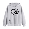 thumbnail image 4 of Zorckvet Kids Hoodie Pullover Hoodie Hooded Fleece Sweatshirt Long Sleeve Hooded Sweatshirt Soft Fleece Jacket Warm Casual Hoodie Comfortable Streetwear Hoodie Kangaroo Pocket, 4 of 7
