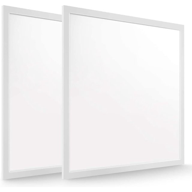 2x2 LED Flat Panel Light, 3-Way CCT 3500K-4000K-5000K Adjustable Back-Lit LED Panel, 5000LM Ceiling Light