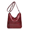 thumbnail image 4 of Bolso retro de primavera nuevo para mujer, bolso de hombro texturizado, bolso cruzado de gran capacidad, bolso de mano de moda, 4 of 5