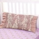 thumbnail image 4 of Fiudx Funda de Almohada con Diseño de Campanas de Viento, Elegante Funda de Cojín con Volantes, Elegante Diseño Floral, Suave Poliéster, Ideal para Usar En Casa, Oficina o Coche, Regalo Perfecto para, 4 of 6