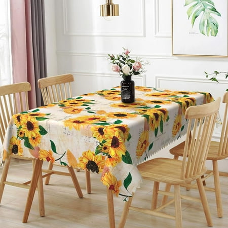 

Uorbeay 60x102inches Tropical Plant Flower Table Cloth Vintage Sage Green Gold Palm Leaves Floral Tablecloth Waterproof and Wrinkle Free Table Cover for Dining Room Kitchen Indoor Outdoor Party Decors