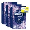 Downy Infusions Calm Mega Dryer Sheets - Lavender & Vanilla Bean Scent, 180 Count