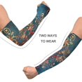 thumbnail image 4 of ALAZA Elegant Bohemia Flower Pattern UV Sun Protection Arm Sleeves UPF 50+ Compression Cooling Sleeve 1 Pair, 4 of 7