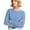 16#Sky Blue, variant on Women's Crewneck Knit Sweater, Long Sleeve Soft Lightweight Pullover, Loose Fit Casual Basic Tops for Fall Spring