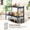 thumbnail image 5 of Vebreda 5-Tier Foldable Metal Storage Shelf with Wheels, No-Assembly Collapsible Shelving Unit, Heavy-Duty Rolling Organizer Rack, 5 of 10