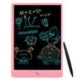thumbnail image 2 of Tableta de escritura LCD almohadilla de dibujo de 10 pulgadas, pantalla colorida para niños y juguetes educativos de aprendizaje para niños y niñas de Rosado Soledad Tableta de escritura LCD portátil, 2 of 9
