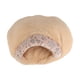 thumbnail image 1 of Hooded Cat Bed Thick Soft Comfortable Self Warming Cat Sleeping Bag for Cats Kitten L, 1 of 4