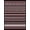 Black White Red, Pattern 11, variant on ODIKA Striped Boho With Pinstripe Accents And Ticking Stripe Bands Stain Resistant Low Profile for Dorm Room, Small Living Apartment