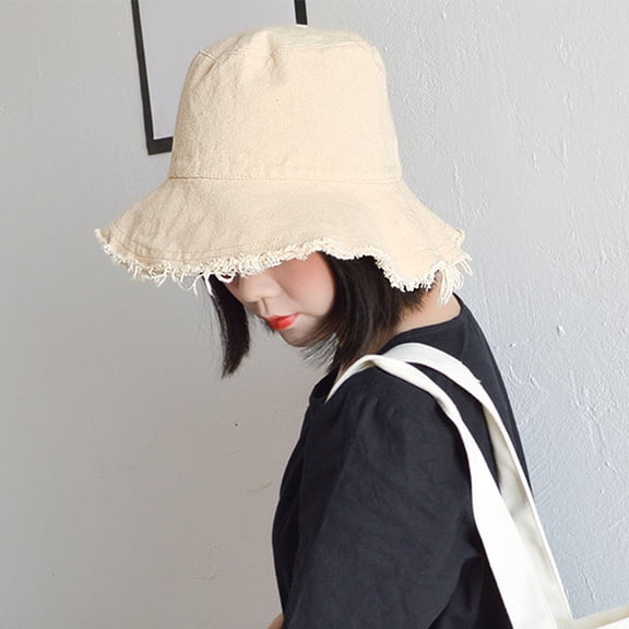TODOZO Unisex Cotton Packable Bucket Hat Sun Hat Plain Colors for Men Women Sun Hat for Beach,Golf,Fishing - Fun Outdoor Vacation Boonie for Men and Women Fisherman Hat Women's Summer Visor Simple Ca