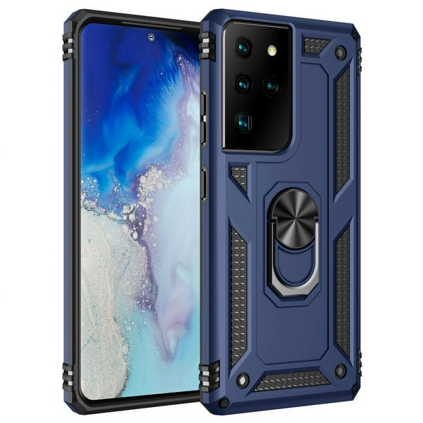 Funda de teléfono para Samsung S21 Ultra de Uso Rudo Shockproof + Cristal 9D