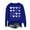 163#Blue, variant on Njagoc3 Womens Round Neck Printed Sweatshirt Long Sleeve Tops Sweatshirt Hooded Sweatshirt
