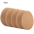 thumbnail image 1 of Juego de posavasos de madera para bebidas, 50 piezas, ¡perfecto para té, café y más!, 1 of 10