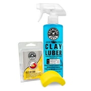 Chemical Guys CLY_113 OG Clay Bar & Lubber Synthetic Lubricant Kit, Light/Medium Duty (16 oz) (2 Items)