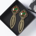 thumbnail image 4 of Watermelon Vintage Copper-Colored Lace Bookmarks: Stainless Steel Reading Accessories and Book Accessories - Gifts for Book Lovers - Set of 2 Bookmarks, 4 of 5