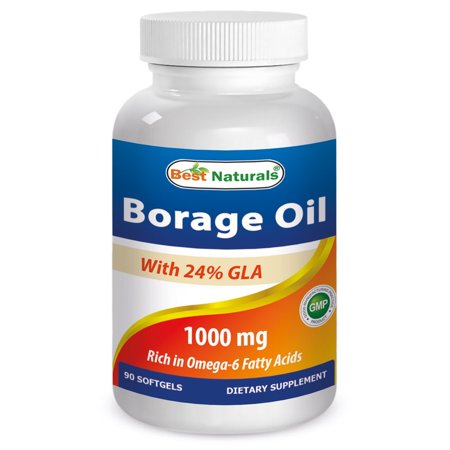 Best Naturals Borage Oil 1000 mg 90 Softgels (Best Supplements For Inflammation)
