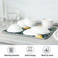 thumbnail image 7 of Yayeee Dish Drying Mat for Kitchen Counter 18"x24" Microfiber Absorbent Pad, Floral Lemons, 7 of 7