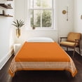 thumbnail image 4 of Burnt Orange Geometric Large Tapestry for Bedroom Wall Hanging Tapestry, Country Greece Key Art Ceiling Backdrop Tapestries Poster Blanket Wall Decor for Teens Room Living Room Dorm 85" x 90", 4 of 8