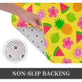 thumbnail image 3 of Front Door Mat Pineapple Watermelon Flower Bedroom Entryway Rug Non-Slip Washable Indoor Carpet Doormat Decorative Low Profile Area Rug for Home Living Room Bedroom Laundry Floor Decor, 24 x 16 Inch, 3 of 7