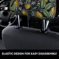 thumbnail image 4 of Kdxio Hand Drawn Citrus Fruits Elegant Lemons Pattern Print 2 Piece Car Head Rest Covers Set Auto Front/Rear Seats Headrest Cover Universal Fit Most Cars,Sedan, SUV, 4 of 9