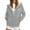 Light Gray, variant on Jacket Women Zip Up Hooded Hoodie Winter Warm Soft Thermal Jackets Coats Outdoor Sports Pullover with Pockets Winter Coats for Women Beige L