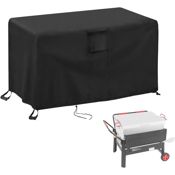 Crawfish Boiler Cover, Fit for CreoleFeast CFB1001A 90 QT, Outdoor Waterproof Heavy Duty Crawfish Seafood Boiler Cover - 47" L x 34" W x 34" H