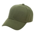 thumbnail image 2 of Unisex Summer Casual Outdoors Solid Color Sports Summer Hat Baseball Cap Adjustable Mens Baseball Cap Army Green One Size, 2 of 3