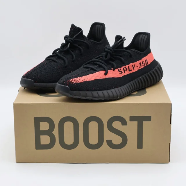 BY9612 Adi - das YEEZY Boost 350 V2 Core Black Red (Men's)