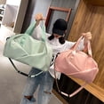 thumbnail image 2 of Bolso deportivo multifunción para mujer, bolsa de gimnasio de viaje, bolsa húmeda y seca, bandolera de hombro para natación, bolsa de entrenamiento de fin de semana, X393 + A Fivean unisex, 2 of 2