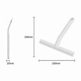 thumbnail image 4 of Soft Window Glass Scraper Glass Wiper Shower Squeegee Glass Cleaning Wiper Household Cleaning Tool Banmo, 4 of 5