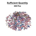 thumbnail image 3 of 400 Pcs Strass Hotfix Cristal de Vidrio con Bolsa Transparente Kit de Arte de Uñas para Manualidades Ropa Decoración DIY 5 Tamaños (Conjunto SS6-SS20, Blanco Multicolor), 3 of 6