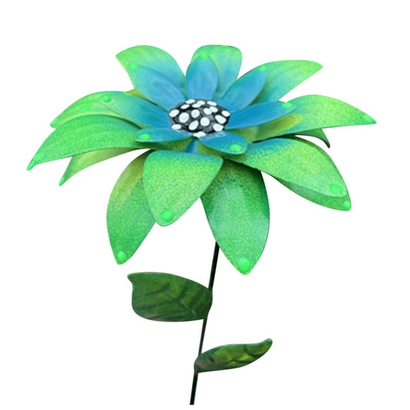 Metal Stakes Art Garden Metal Flower Flower Garden Decor Decoration & Hangs