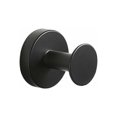 thumbnail image 1 of Wall Hook Solid Round Stainless Steel Robe Hook, Towel Loop Black Color for Family Office, 1 of 5