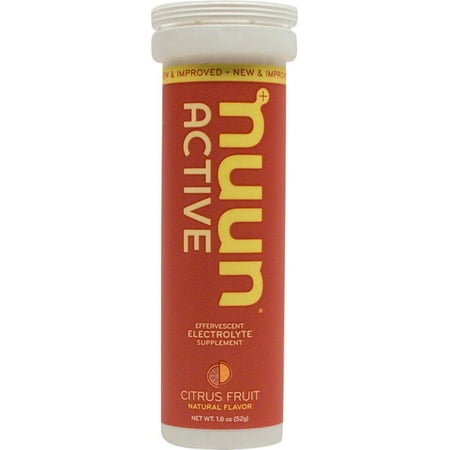 (EXP:7/26)Nuun Active Hydration Tablets: Citrus Fruit, Box of 8 Tubes