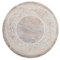 thumbnail image 2 of SAFAVIEH Rehnuma Bohemian Carved Side Table, White Wash, 2 of 8