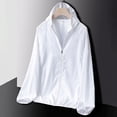 thumbnail image 4 of Chaqueta de verano de secado rápido con protección solar UV, cortavientos fino para acampar, ropa deportiva, prendas de vestir con capucha, chaquetas de ciclismo informales para hombres y mujeres, 4 of 5