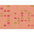 thumbnail image 1 of Ahgly Company Machine Washable Indoor Rectangle Transitional Bright Orange Area Rugs, 2' x 4', 1 of 7