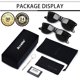 thumbnail image 5 of Gafas de sol Joopin Square Polarized UV400 de color negro brillante (paquete de 2), 5 of 5