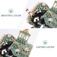 thumbnail image 5 of CRAFTHROU Elephant Brooch Pin Rhinestone Suit Brooch Green Alloy 1Pc Fashion Garment Accessory, 5 of 5