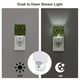 thumbnail image 3 of Fotbe Tropical Palm Leaves Fern Leaf Luz Nocturna LED, Luz de Noche con Sensor de Luz Natural de Anochecer a Amanecer, Se Enchufa a la Pared, Blanco Cálido 0.5W-US, 3 of 7