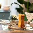 thumbnail image 5 of ACDANC 2026 New Durable Solid Wood Round Serving Tray,Elegant Natural Wooden Platter for Breakfast,Snacks,Tea,Or Home Decor,Perfect for Dining Table,Round Wooden Trays for Decor Parties and Gifting,L, 5 of 7